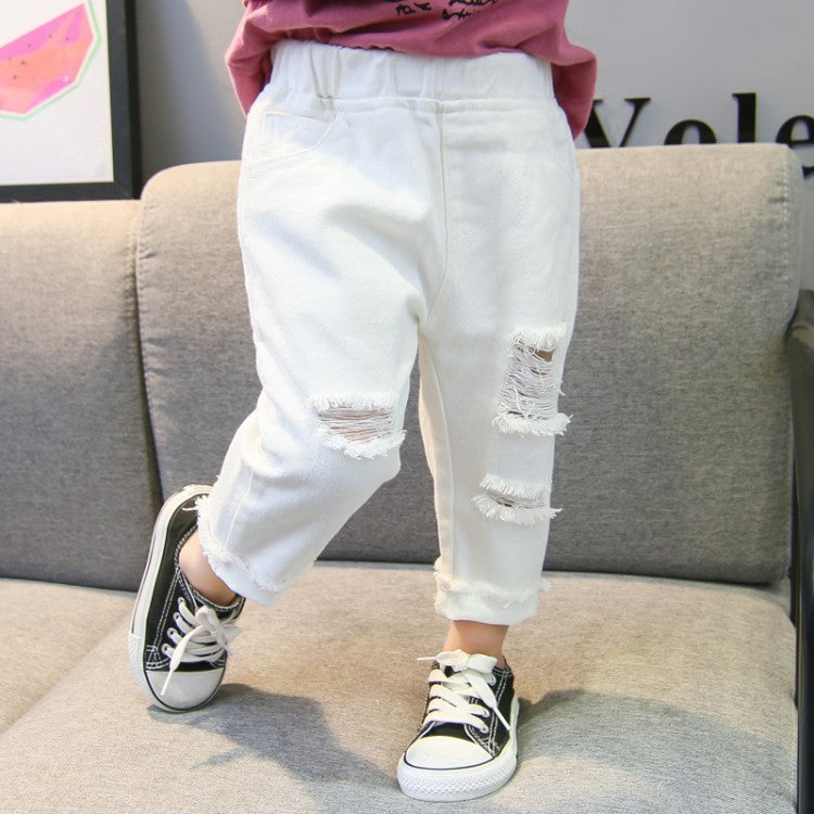 Baby girl ripped jeans GO buy