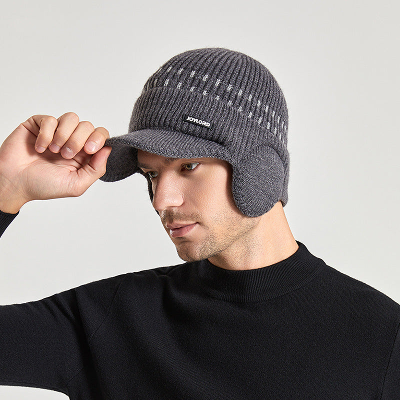 Fleece-lined Men's Sleeve Cap Ear Protection Baseball GO buy