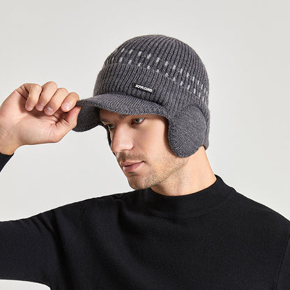 Fleece-lined Men's Sleeve Cap Ear Protection Baseball GO buy
