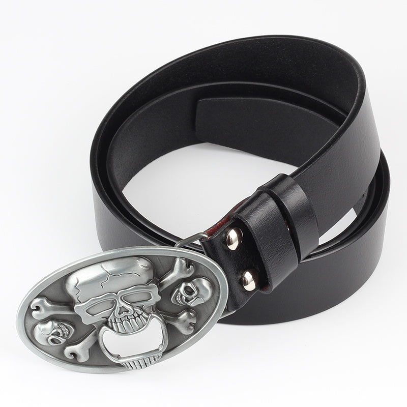 Men's Casual Skull Decorative Belt GO Buy