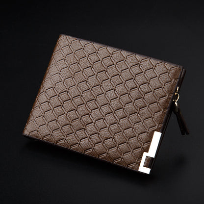 Multifunctional Zipper Business Youth Card Case Student Wallet GO Buy