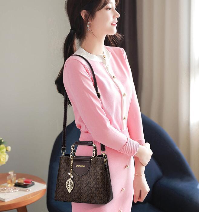 Women's Vintage Fashion Print Handbag GO Buy