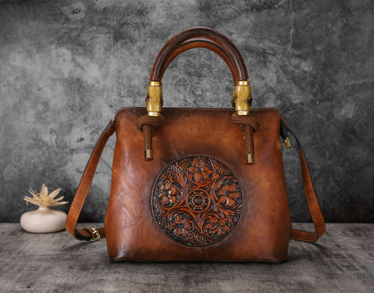 Bamboo Large Capacity One-shoulder Messenger Bag GO Buy