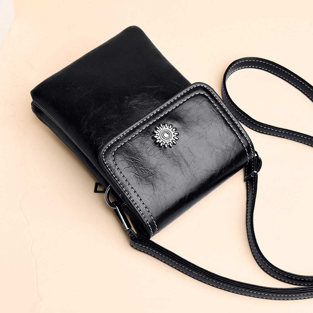 Fashion Simple Large Capacity Mobile Phone Bag Mini Crossbody Bag GO Buy