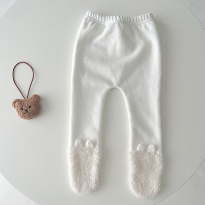 Ins Baby Hooded Bear Plush Romper For Warmth GO buy