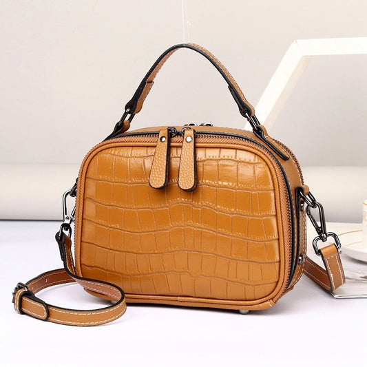 First Layer Cowhide Crossbody Handbag GO Buy