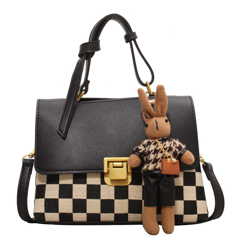 Black And White Contrast Color Trend Korean Female Bag GO Buy