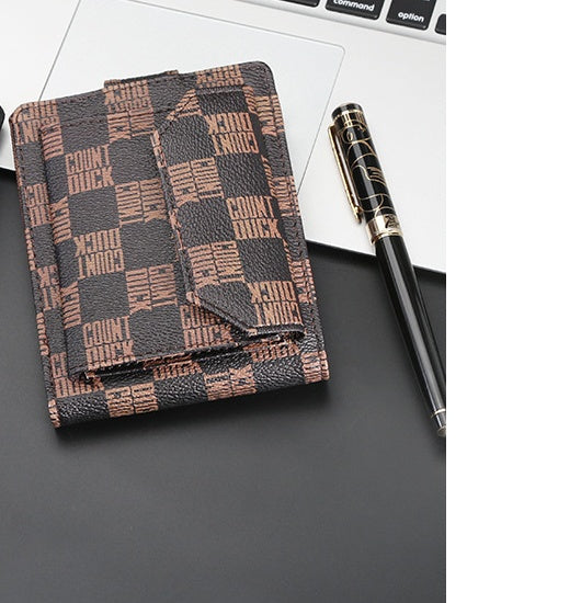 Men's Short Fashion Casual Wallet Fashion All-match Multi-function GO Buy