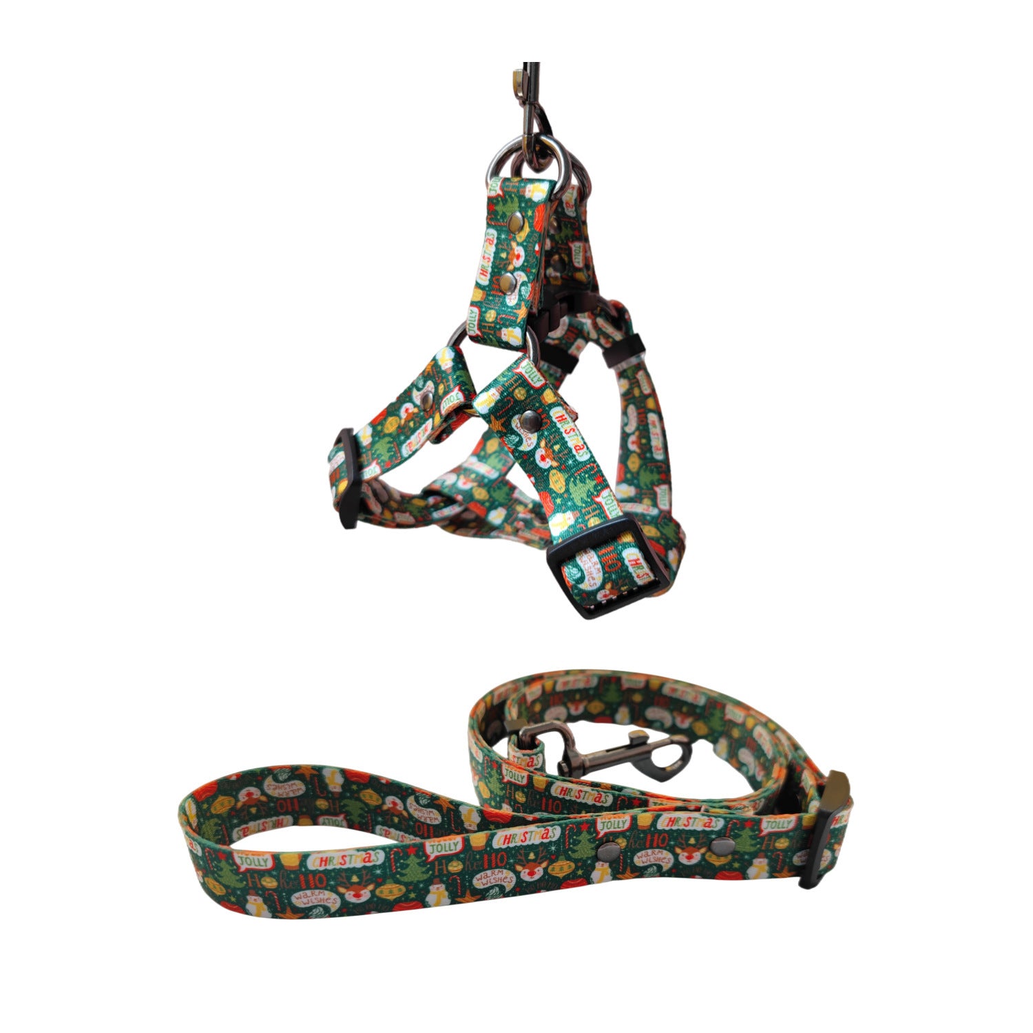 Christmas Dog Leash Chest Harness Pet GO Buy