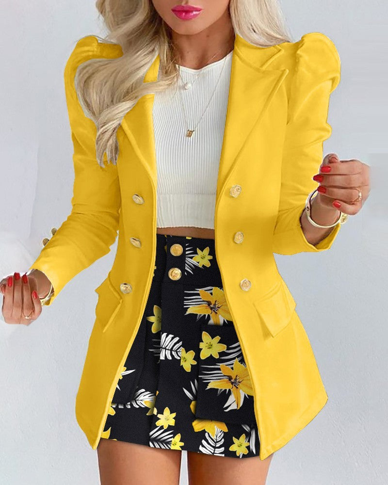 Fashion Solid Color Casual Suits Women's GO buy