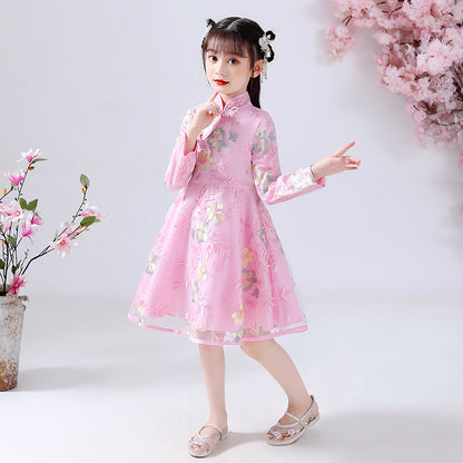 Girl cheongsam costume skirt GO buy