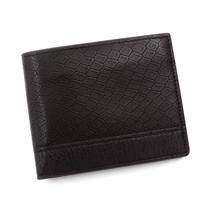Men's Fashion Large Capacity Embossed Snake Pattern Wallet GO Buy