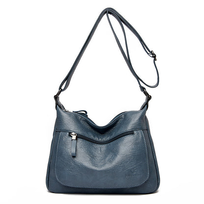 High Quality Soft Faced Large Capacity Women's One Shoulder Messenger Bag GO Buy