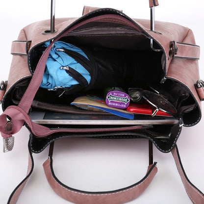 Women Handbag Ladies Soft Pu Leather Bag Pin Type GO Buy