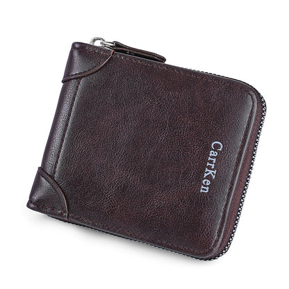 Retro Men's Horizontal Multifunctional Card Holder GO Buy
