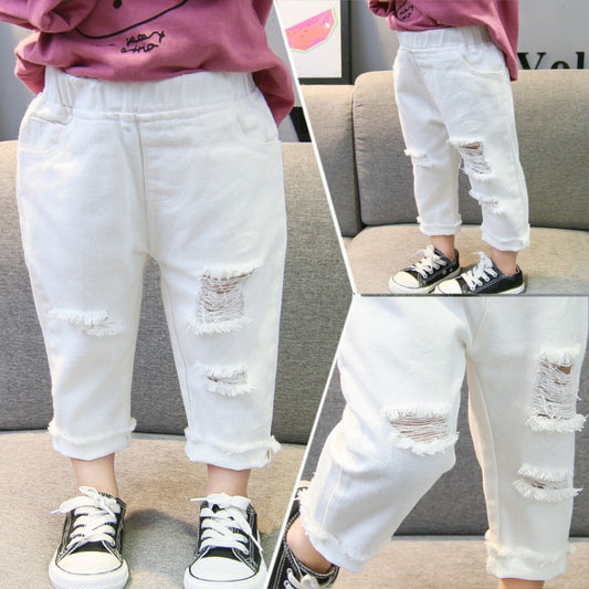 Baby girl ripped jeans GO buy