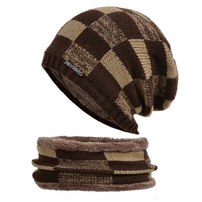 Winter Hat Pullover Bib Suit Plus Fluffy Thread GO Buy