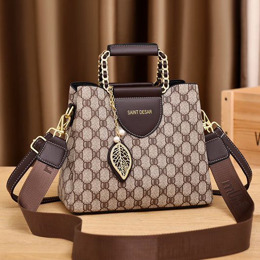 Women's Vintage Fashion Print Handbag GO Buy