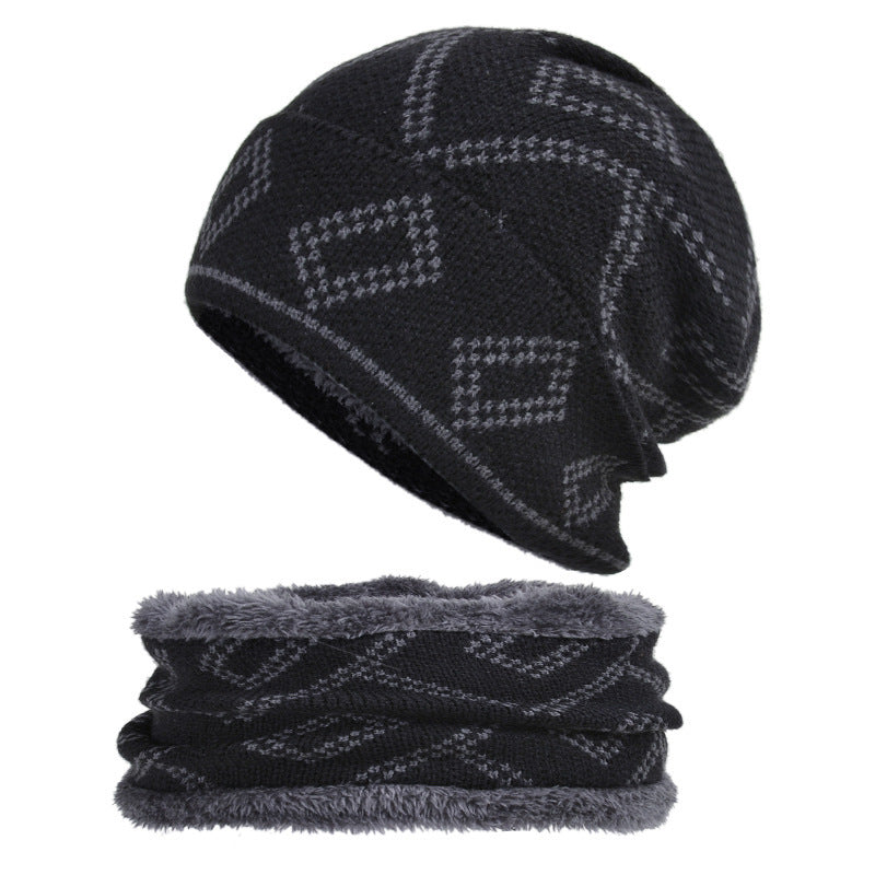 Hedging Hat With Thick Square Pattern To Keep Warm GO Buy
