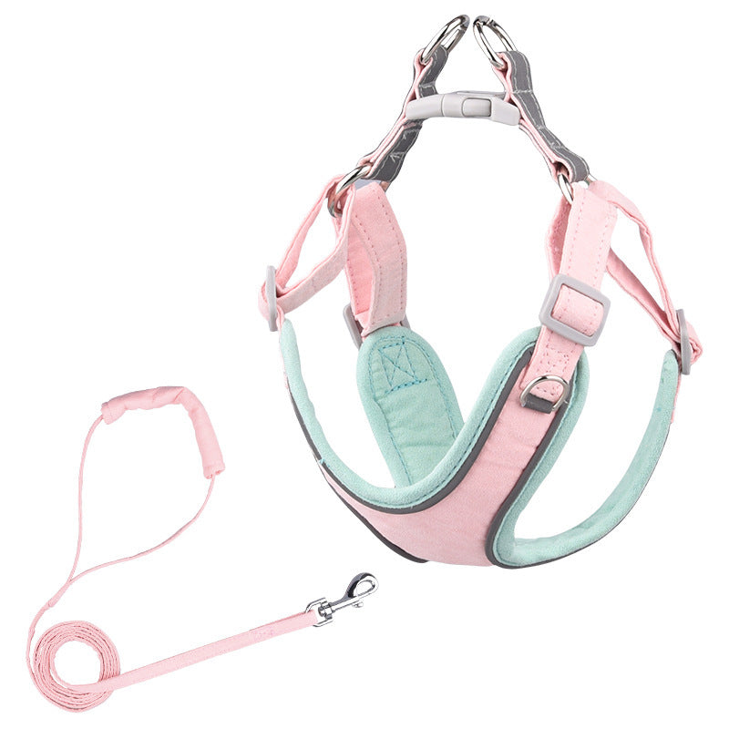 Adjustable Dog Harness And Comfortable Pet Leash Gobuy Fashion