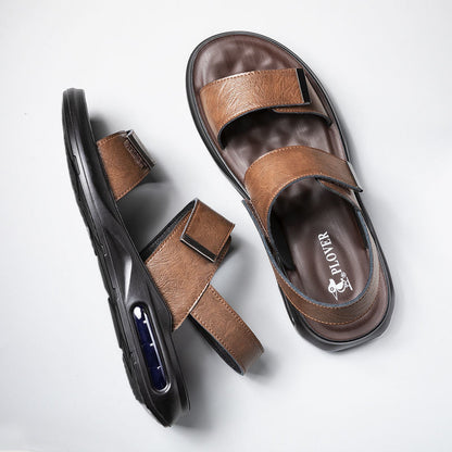 Casual Platform Beach Shoes Men's Summer Wear Dual-use Gobuy Fashion