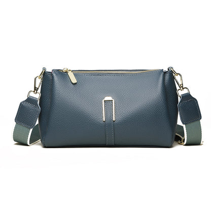 Women's Fashion Large Capacity First Layer Cowhide Messenger Bag GO Buy