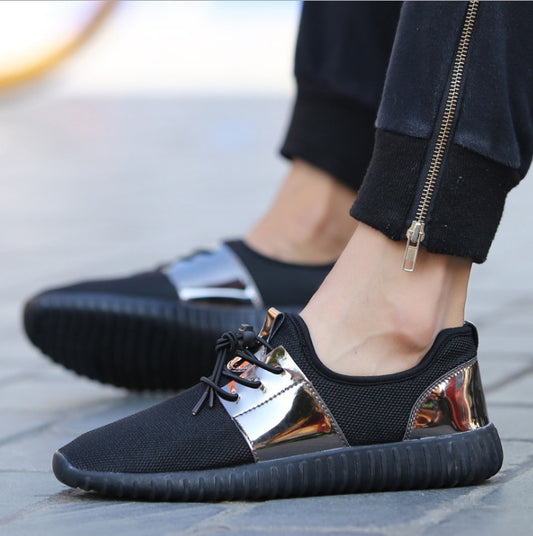 New Summer Breathable Shoes Men Flat shoes Autumn Fashion Men Shoes Couple Casual Shoes GO Buy