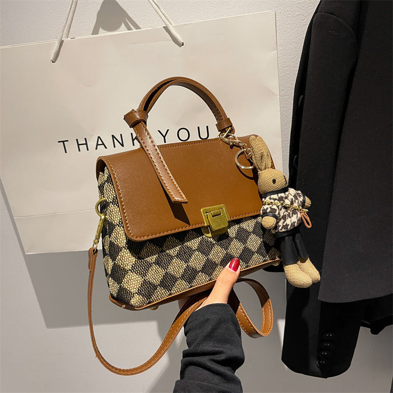 Black And White Contrast Color Trend Korean Female Bag GO Buy
