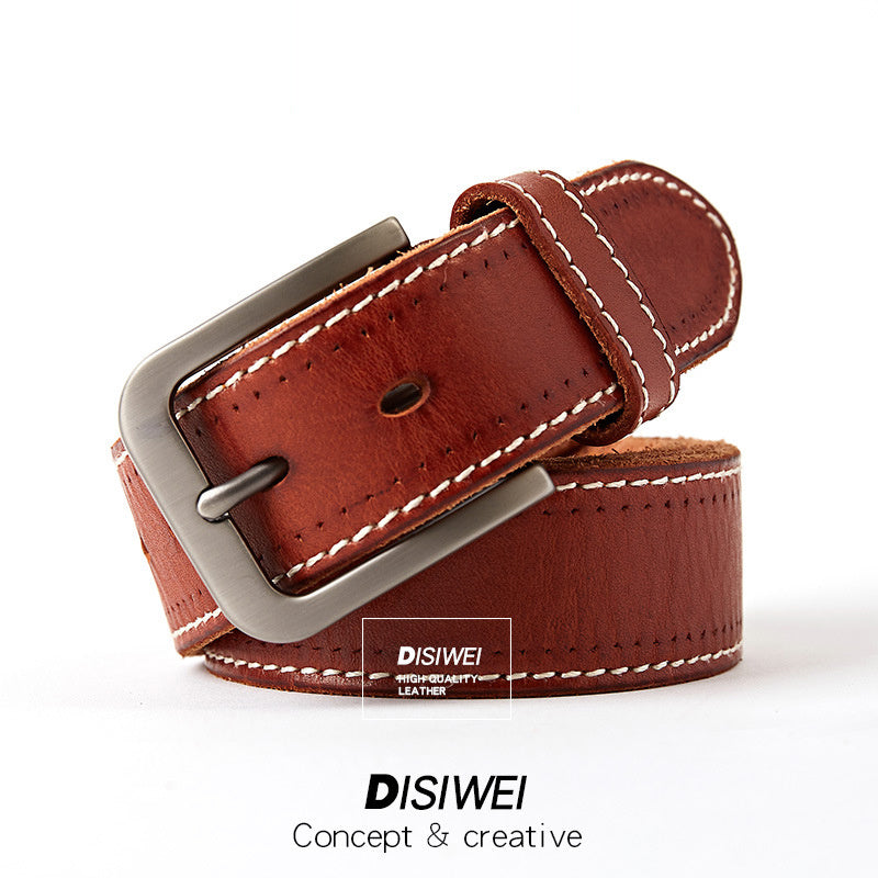 Washed leather belt GO Buy
