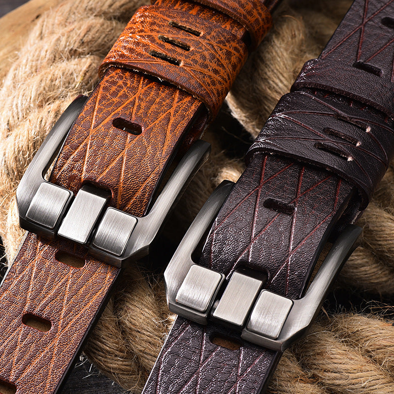 Versatile leather belt for men GO Buy