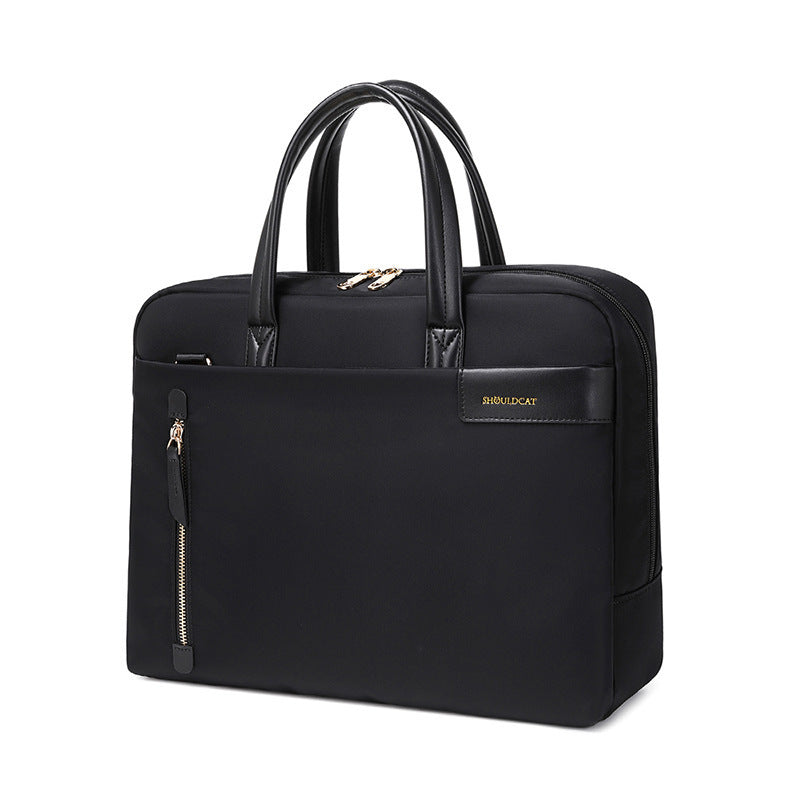 Business Women's Retro Briefcase Nylon Laptop Bag GO Buy