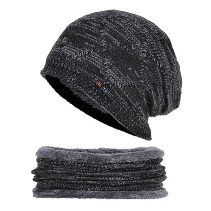 Biking Men's Two-piece Woolen Hat With Head And Ear Protection GO Buy