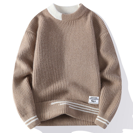 Men's Multi-color Stripe Sweater Cardigan GO Buy
