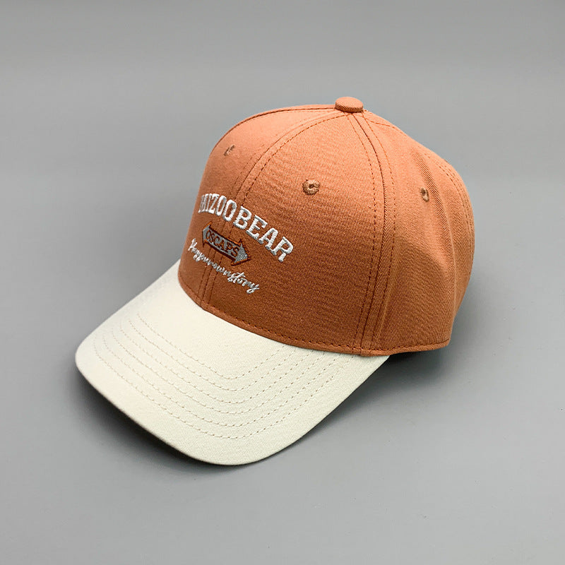 Simple Color Matching Letters Graffiti Cotton Embroidery Sports Breathable Baseball Cap Gobuy Fashion