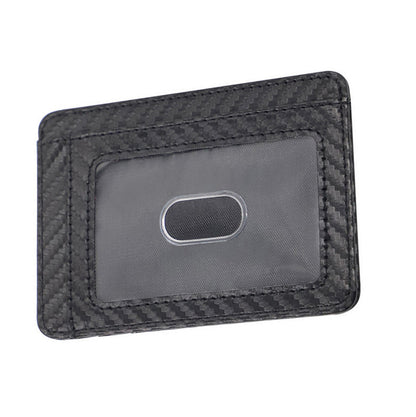 Wallet-PU Leather Airtag Card Holder RFID Anti-theft Card Holder GO Buy
