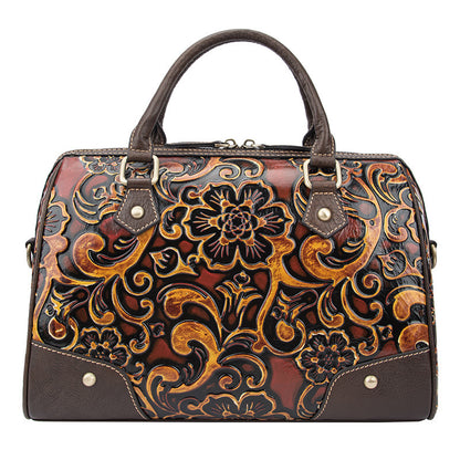 European And American New Head Leather Soft Leather Women's Pillow Bag GO Buy