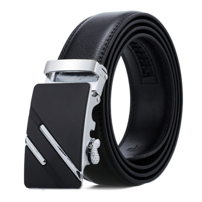 Men's Belt Automatic Buckle Business Trouser Belt GO Buy