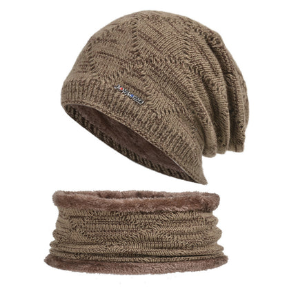 Biking Men's Two-piece Woolen Hat With Head And Ear Protection GO Buy