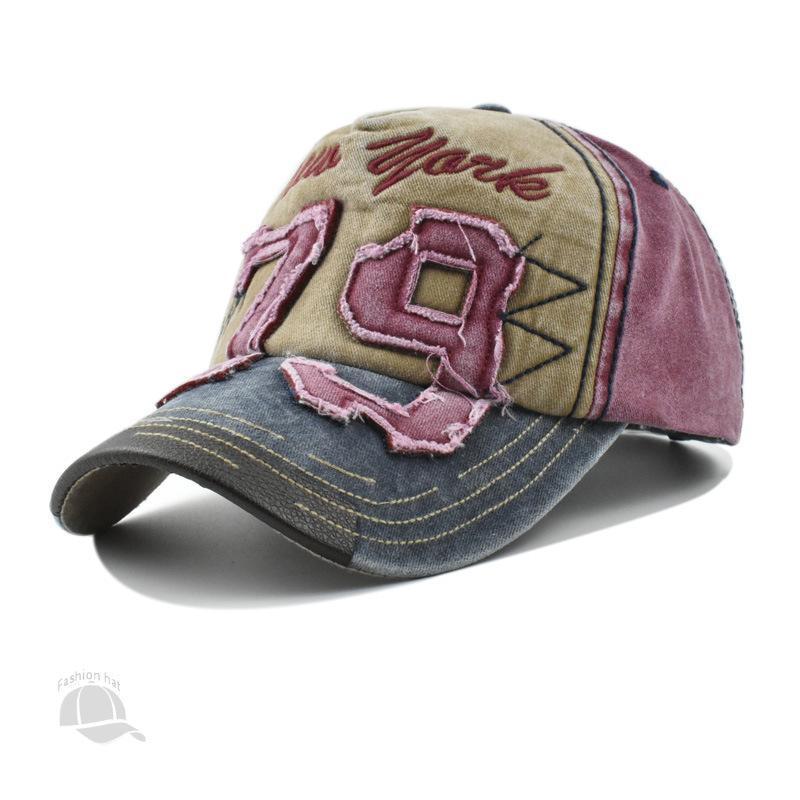 Men's Washed Letter Embroidery Baseball Cap Gobuy Fashion