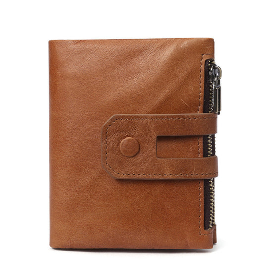 Casual Fashion Double Zipper Multi-card Pocket Wallet GO Buy