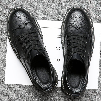 British Men's Business Casual Leather Shoes GO Buy