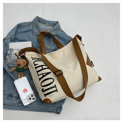 Women's Casual Large-capacity Canvas Shoulder Messenger Bag GO Buy