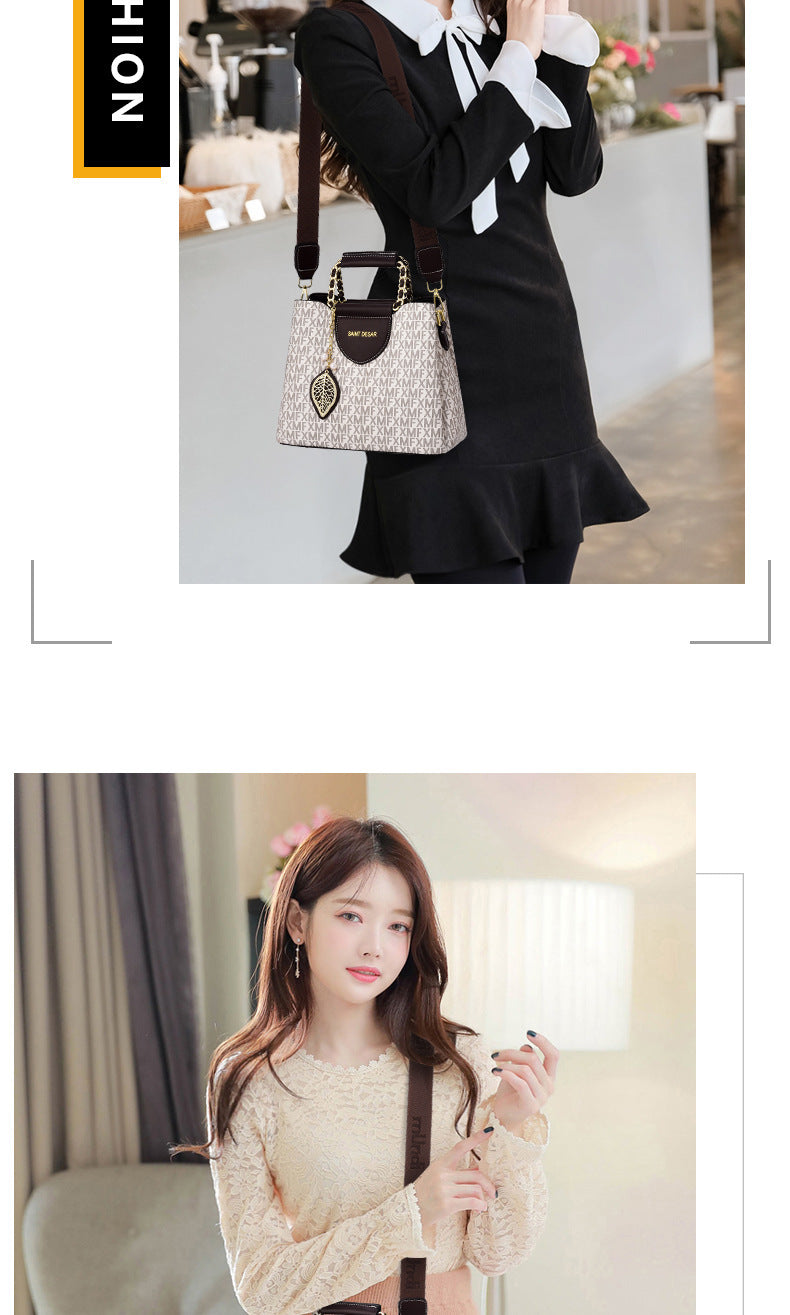 Women's Vintage Fashion Print Handbag GO Buy