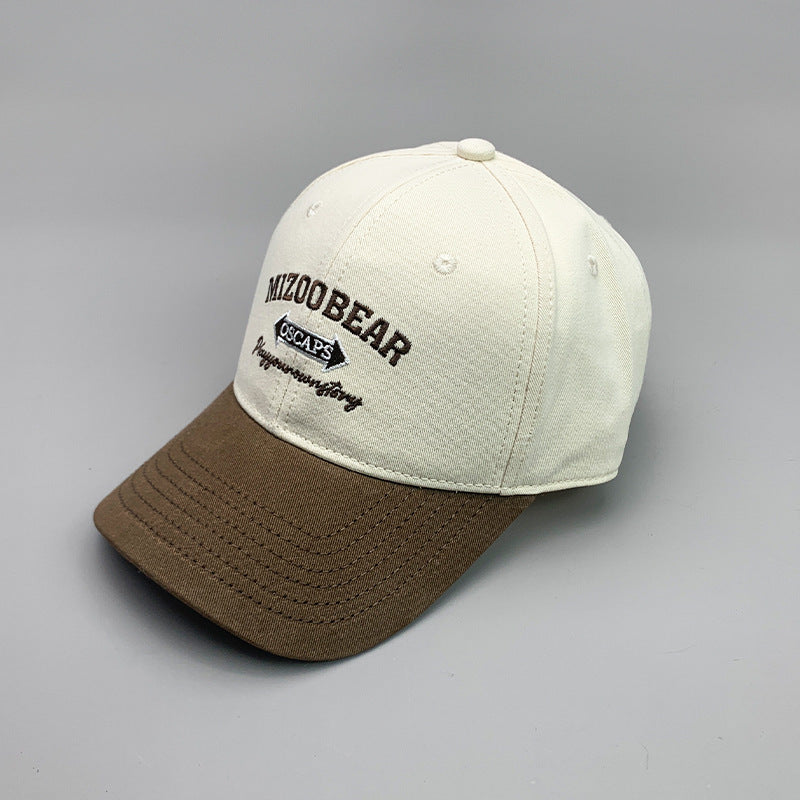 Simple Color Matching Letters Graffiti Cotton Embroidery Sports Breathable Baseball Cap Gobuy Fashion
