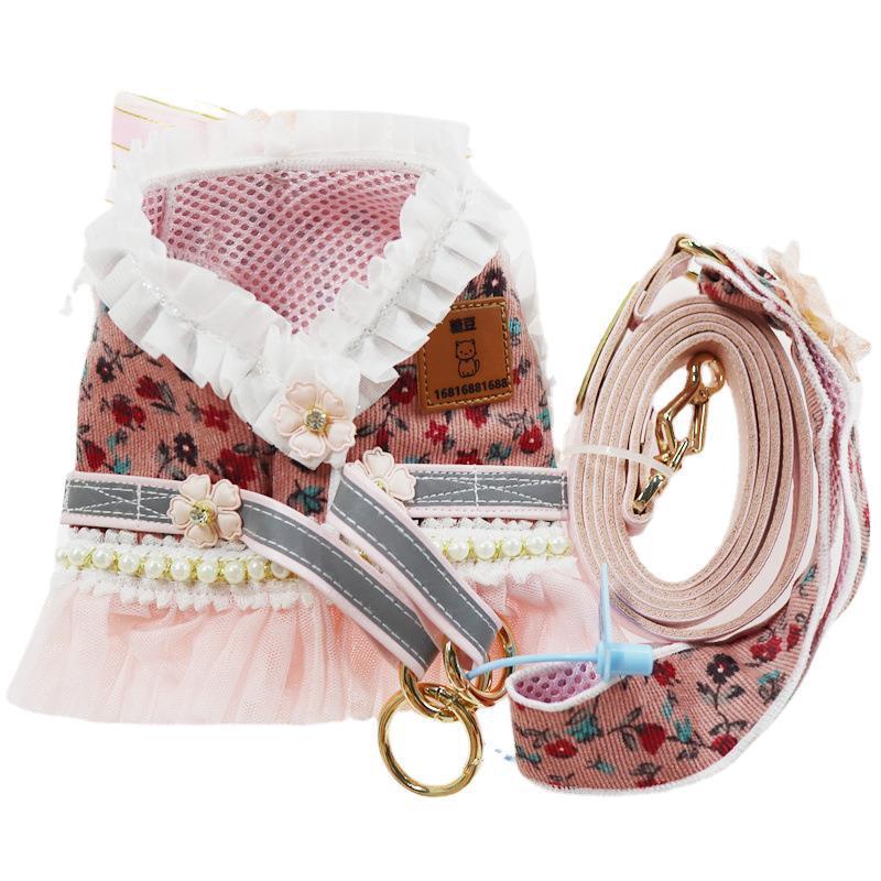 Reflective Dog Leash Cat Leash Pet Chest Harness Cat Supplies GO Buy