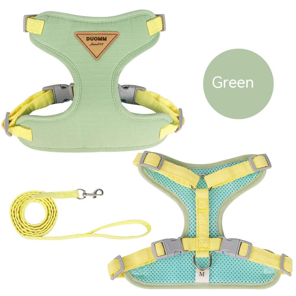 Hot Sale Dog Breast Strap Anti Breaking Loose Pet Harness Small Dog Dog Leash Pet Hand Holding Rope Wholesale GO Buy