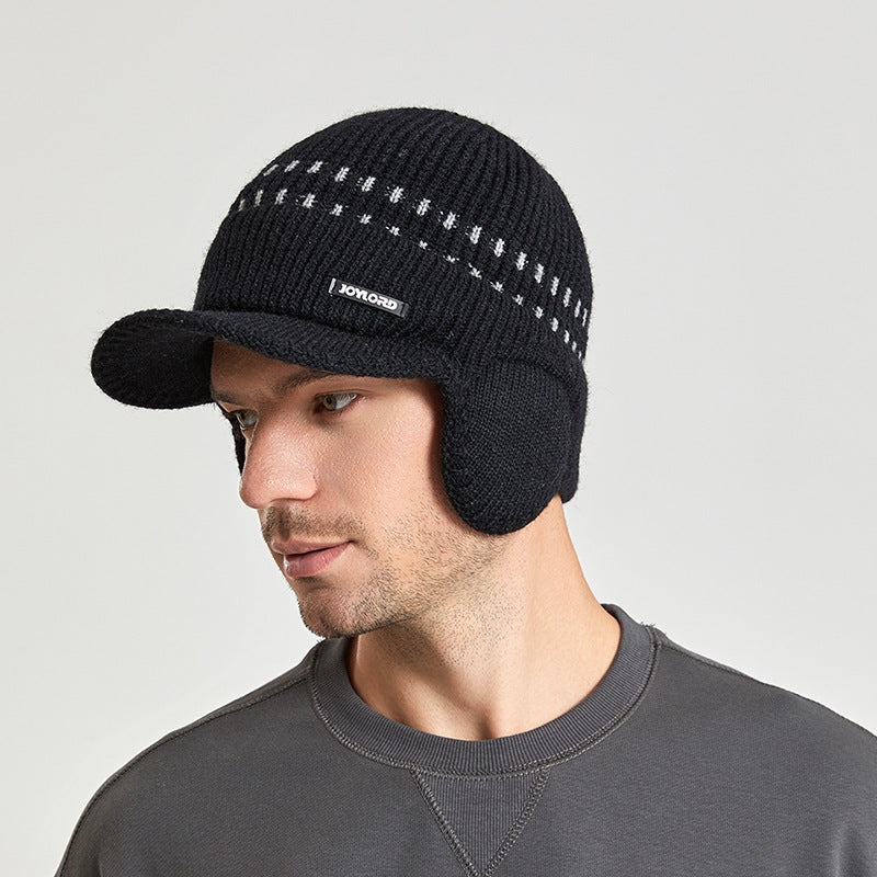 Fleece-lined Men's Sleeve Cap Ear Protection Baseball GO buy