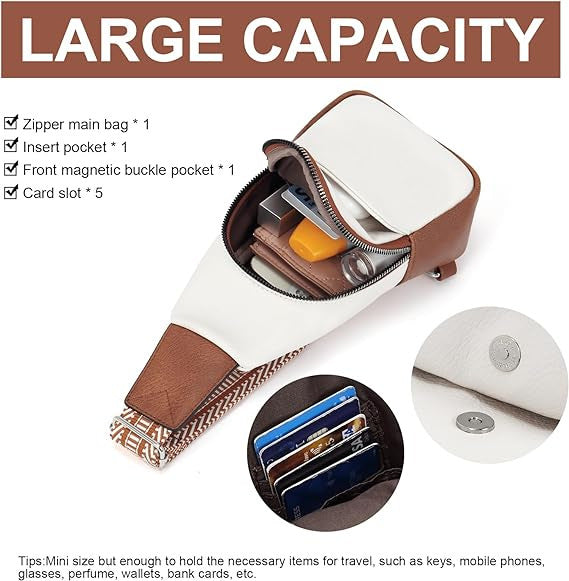 Women's Fashion European And American Style Color Matching Crossbody Bag GO Buy
