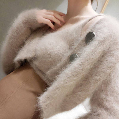 Vest Short  Mink Velvet Camisole Sweater GO buy