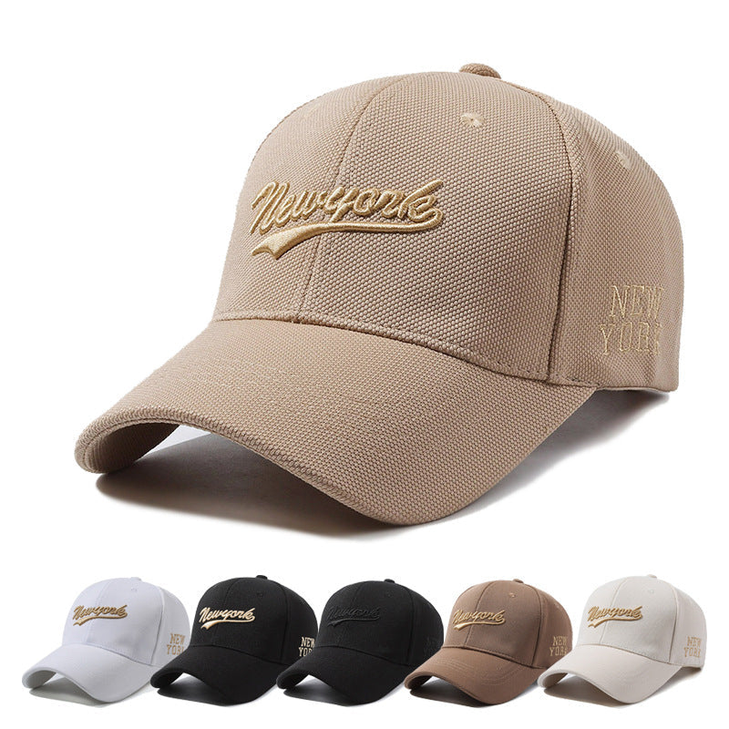 Hard Crown Baseball Cap Men's And Women's Embroidered Letters Gobuy Fashion